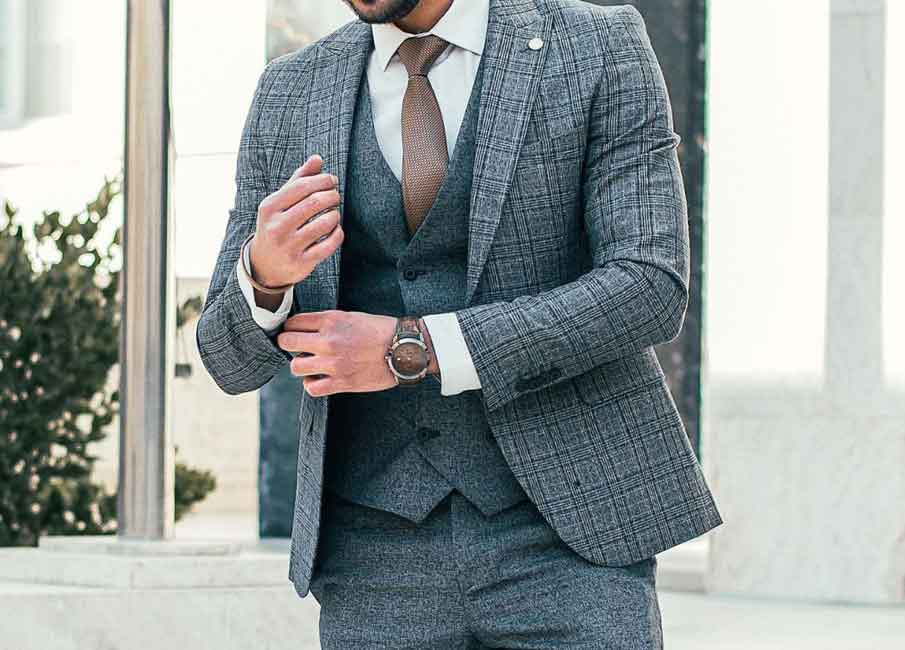 man wearing a suit